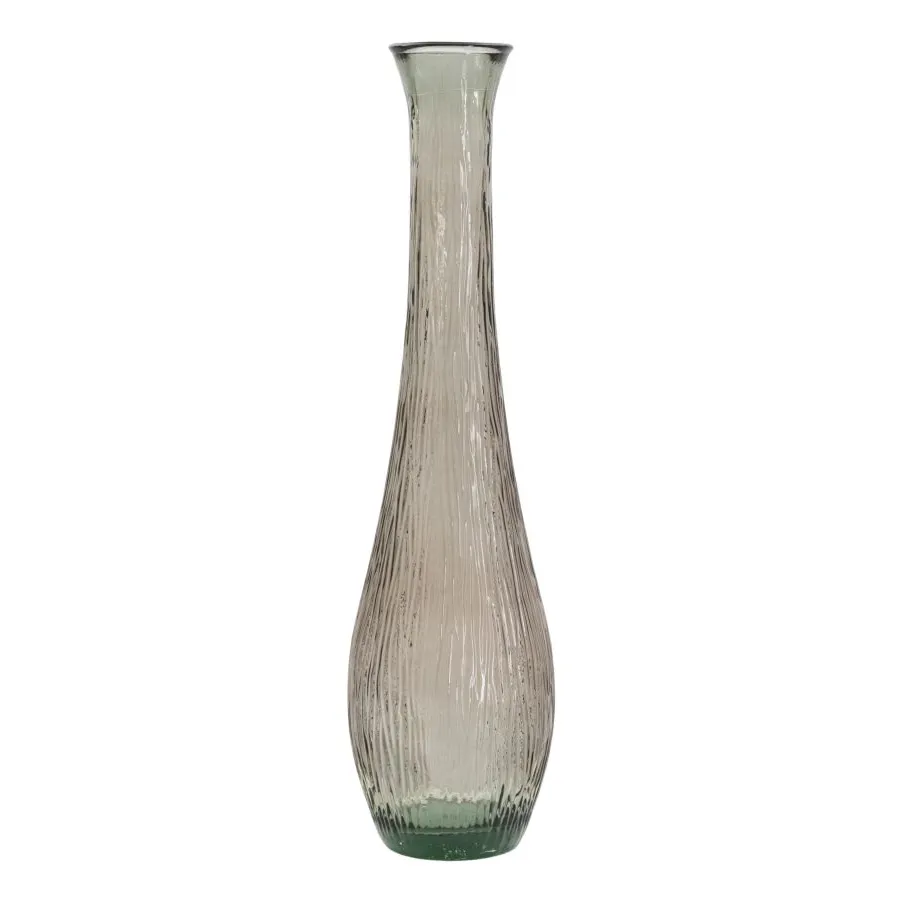 Wazon arabski z recyklingowanego szkła brązowy 25x99 cm (WYPRODUKOWANY W HISZPANII)